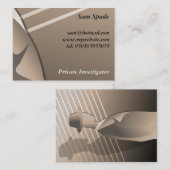 Gangster, Sam-Spaten Visitenkarte (Vorne/Hinten)