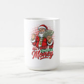 Gangster Santa All I Want For Christmas Is Money Kaffeetasse (Mittel)