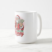 Gangster Santa All I Want For Christmas Is Money Kaffeetasse (VorderseiteRechts)