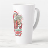 Gangster Santa All I Want For Christmas Is Money Milchtasse (Rechte Ecke)