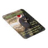 Gangster Santa Squirrel Magnet (Rechte Seite)