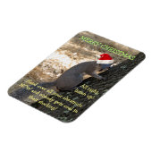 Gangster Santa Squirrel Magnet (Linke Seite)