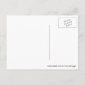 Gangster Santa Squirrel Weihnachtskarte Feiertagspostkarte (Rückseite)