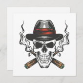 Gangster-Schädel (Vorne/Hinten)