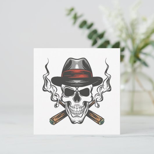 Gangster-Schädel (Stehend Vorderseite)