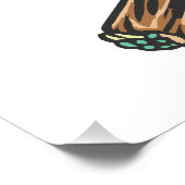 Gangster-Schädel Poster (Ecke)