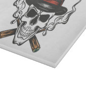 Gangster-Schädel Schneidebrett (Ecke)