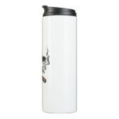 Gangster-Schädel Thermosbecher (Nach rechts gedreht)