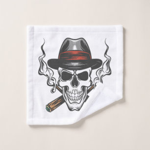 Gangster-Schädel Waschlappen
