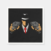 Gangster Serviette (Vorderseite)