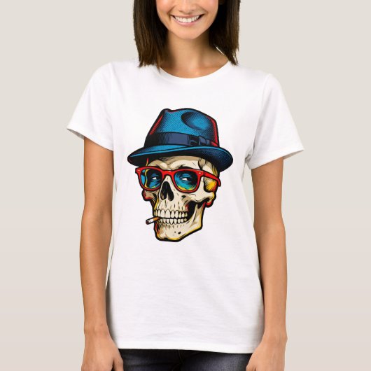 Gangster Skully T-Shirt (Vorderseite)
