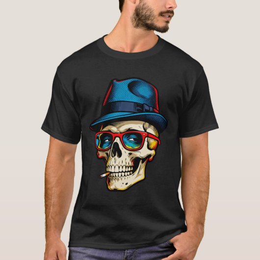 Gangster Skully T-Shirt (Vorderseite)
