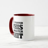 Gangster-Tasse Tasse (Vorderseite Links)