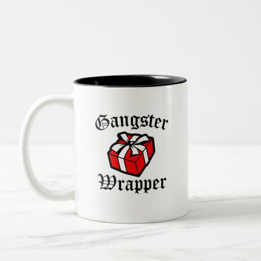 Gangster-Verpackungs-lustige Zweifarbige Tasse (Links)