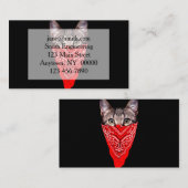 Gangster Visitenkarte (Vorne/Hinten)