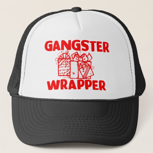 Gangster Wrapper Truckerkappe (Vorderseite)