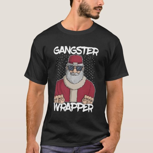 Gangster Wrapper Ugly Pun Gangsta T-Shirt (Vorderseite)