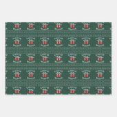 Gangster Wrapper Ugly Sweater Geschenkpapier Set (Vorderseite)