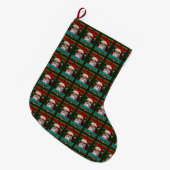Gangster-Wrapper-Weihnachtsstrumpf Großer Weihnachtsstrumpf (Vorderansicht (hängend))