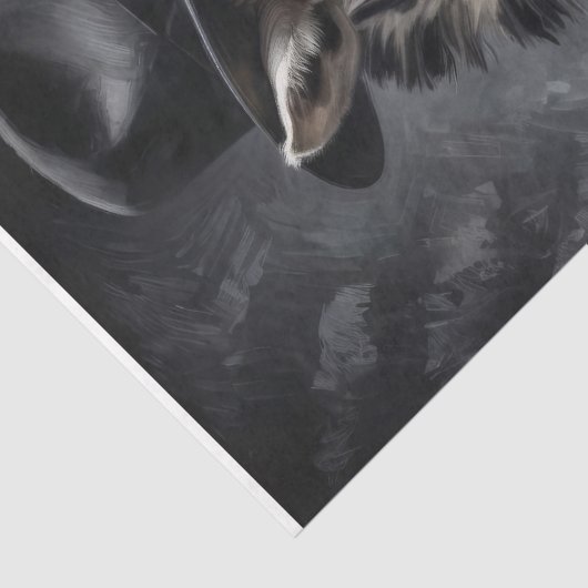 Gangster Zebra #1 Seidenpapier (Detail)