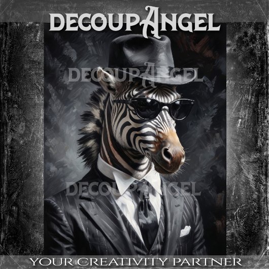 Gangster Zebra #1 Seidenpapier