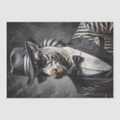 Gangster Zebra #2 Decoupage Seidenpapier (Vorderseite)