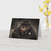 Gangsterbärenkarte Karte (Gelbe Blume)