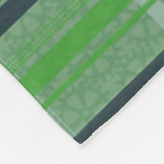 Gangtartan-Decke - Blau u. Grün Fleecedecke