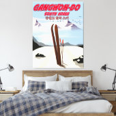 Gangwon do korea Skiposter Leinwanddruck (Insitu (Schlafzimmer))