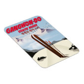 Gangwon do korea Skiposter Magnet (Rechte Seite)