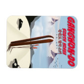 Gangwon do korea Skiposter Magnet (Horizontal)