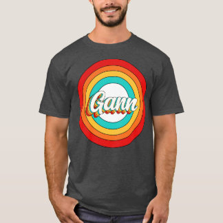 Gann Name Shirt Vintag Gann Circle
