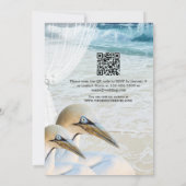 Gannet Beach QR Code Einladung (Rückseite)
