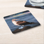 Gannet Rechteckiger Pappuntersetzer (angewinkelt)