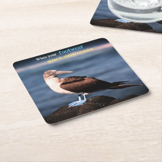 Gannet Rechteckiger Pappuntersetzer (angewinkelt)