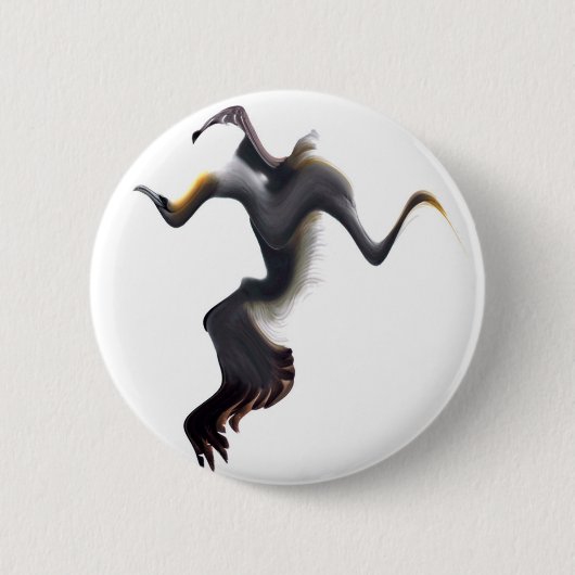 Gannets-Abstrakter Seebird Button (Vorderseite)