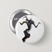 Gannets-Abstrakter Seebird Button (Vorne & Hinten)