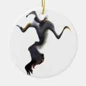 Gannets-Abstrakter Seebird Keramik Ornament (Vorne)