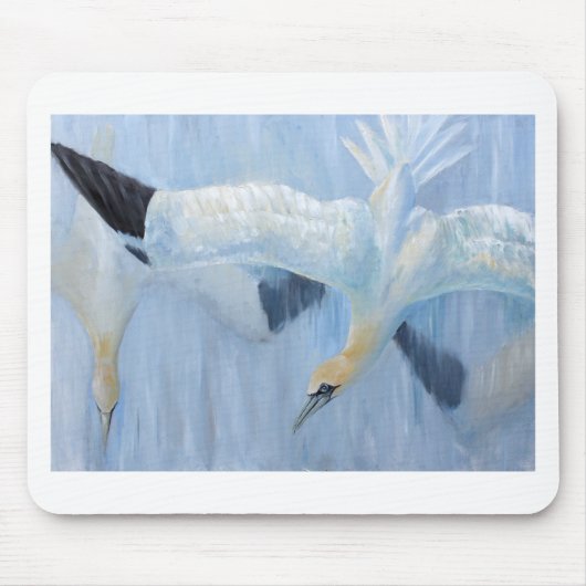 Gannets tauchende einzigartige Geschenke für Sie Mousepad (Vorne)