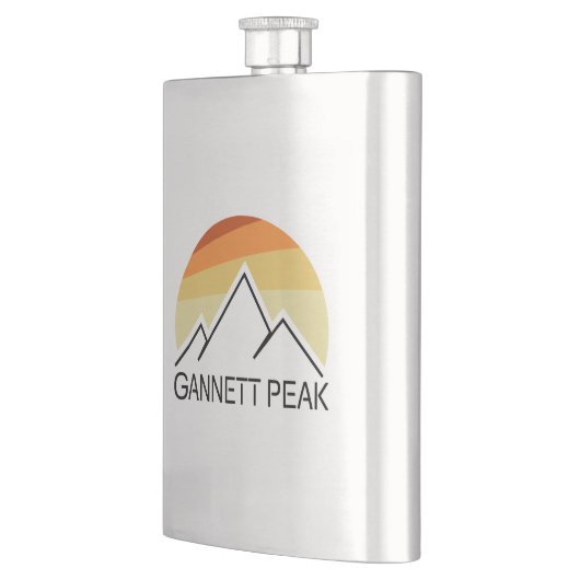 Gannett Peak Retro Flachmann (Links)