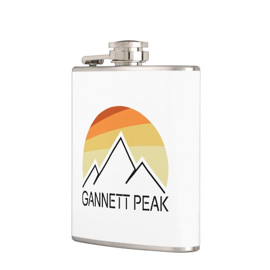 Gannett Peak Retro Flachmann (Links)
