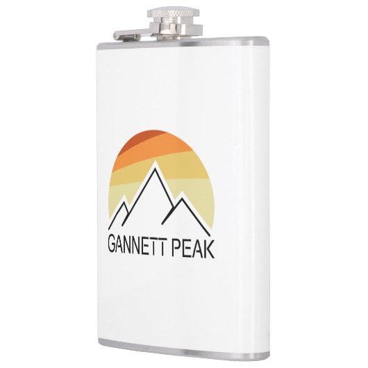 Gannett Peak Retro Flachmann (Links)