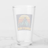 Gannett Peak Retro Türkis Glas (Rückseite)
