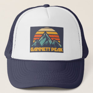 Gannett Peak Retro Türkis Truckerkappe
