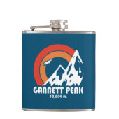 Gannett Peak Sun Eagle Flachmann (Vorderseite)