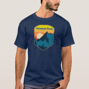 Gannett Peak Wyoming Sonnenaufgang T-Shirt