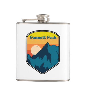 Gannett Peak Wyoming Sunrise Flachmann