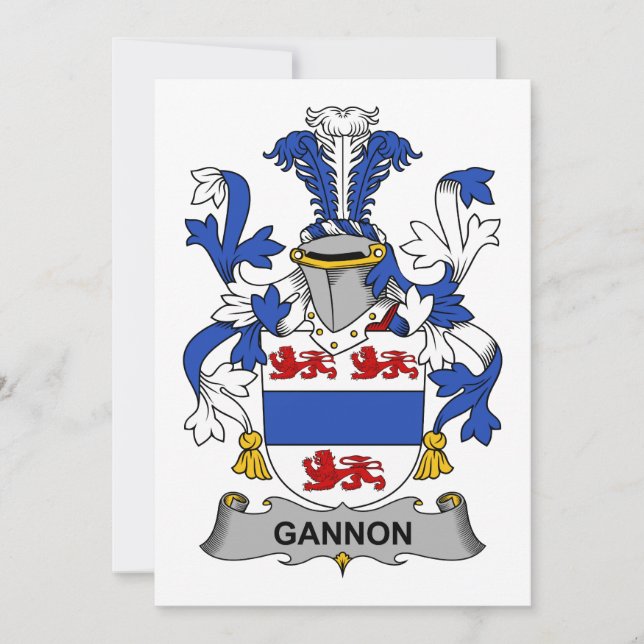 Gannon Familienwappen (Vorderseite)