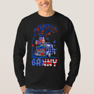 Ganny Truck American Flag Feuerwerk Patriotic 4. T-Shirt