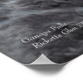 Ganoga Falls 12"x36" Poster (Ecke)
